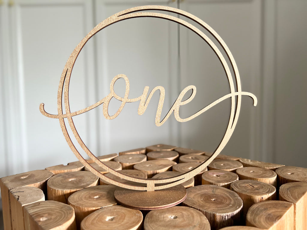 Gold Table Numbers 8x7" 1-20