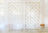 Set of Matte Gold 6.5' Backdrop
