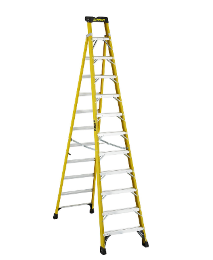 12 Feet Fibreglass Cross Step Ladder