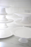 Dessert Styling - Set of White Cake Cupcake Stands / Platters
